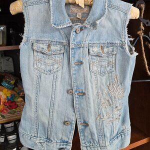 Vintage Abercrombie jean vest